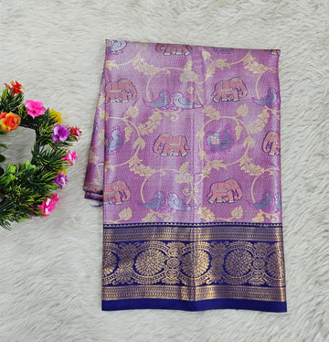 (0–1 Year) Lehenga – Unstitched (Blouse + Material)