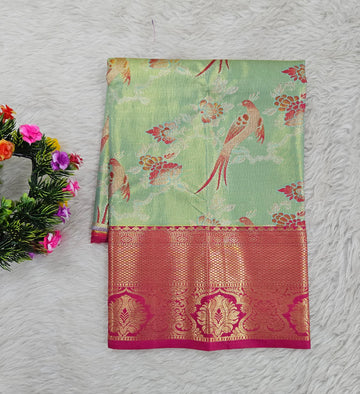 (0–1 Year) Lehenga – Unstitched (Blouse + Material)