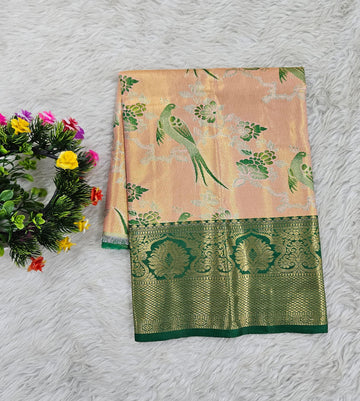 (0–1 Year) Lehenga – Unstitched (Blouse + Material)