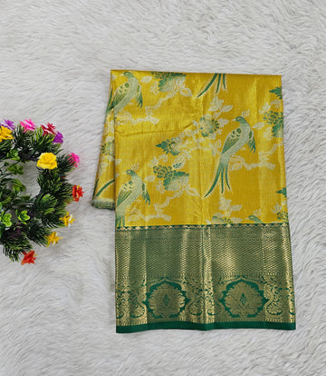 (0–1 Year) Lehenga – Unstitched (Blouse + Material)