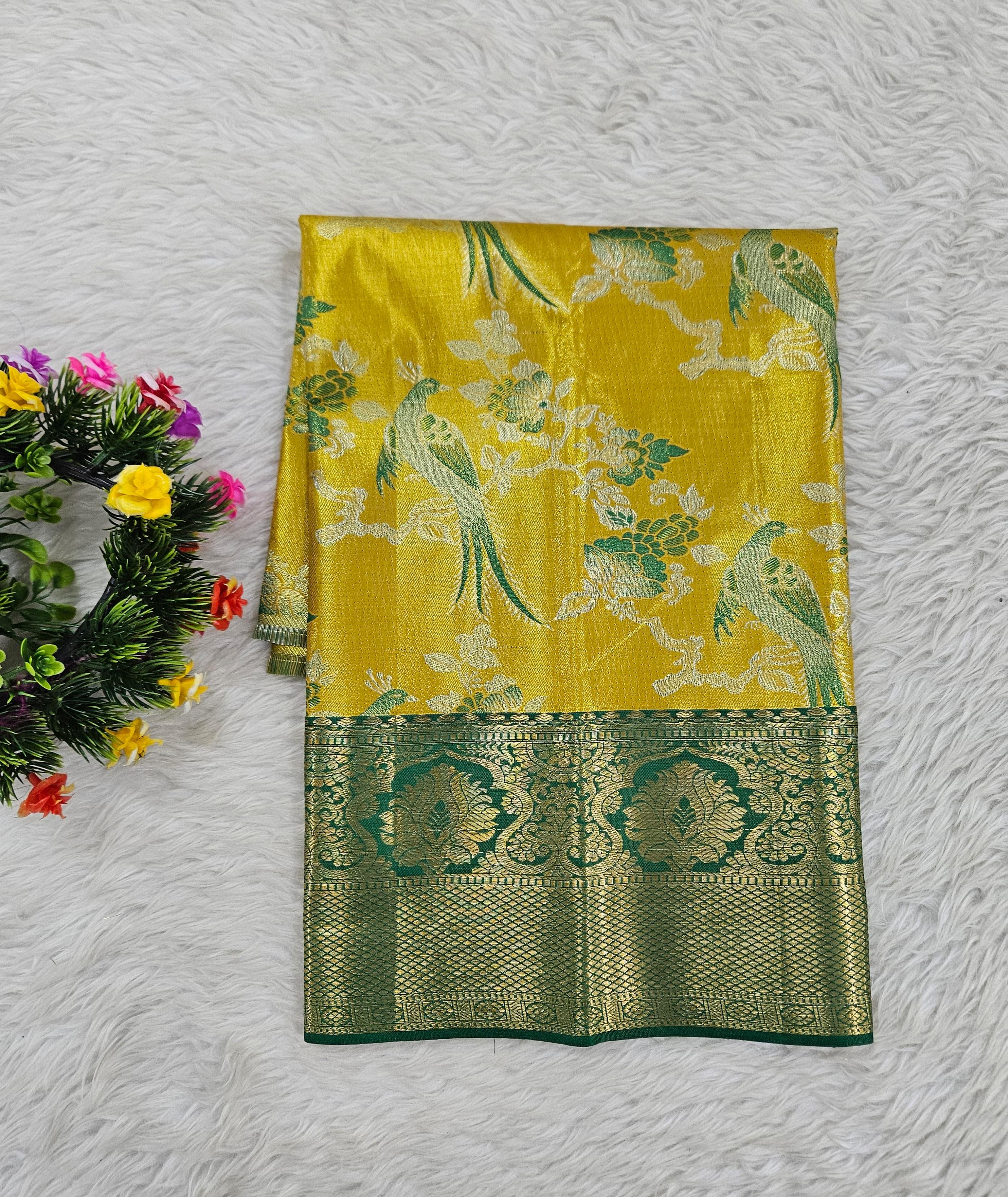 (0–1 Year) Lehenga – Unstitched (Blouse + Material)