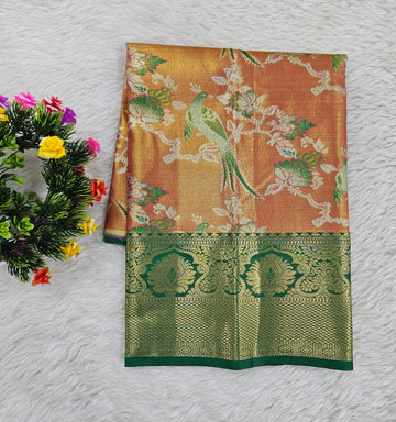 (0–1 Year) Lehenga – Unstitched (Blouse + Material)