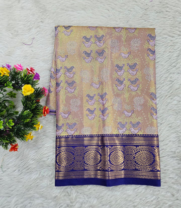 (0–1 Year) Lehenga – Unstitched (Blouse + Material)