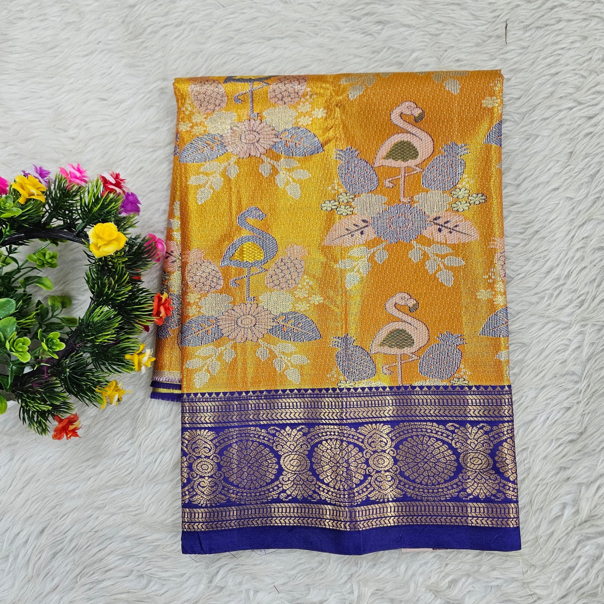 (0–1 Year) Lehenga – Unstitched (Blouse + Material)