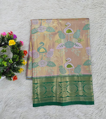 (0–1 Year) Lehenga – Unstitched (Blouse + Material)