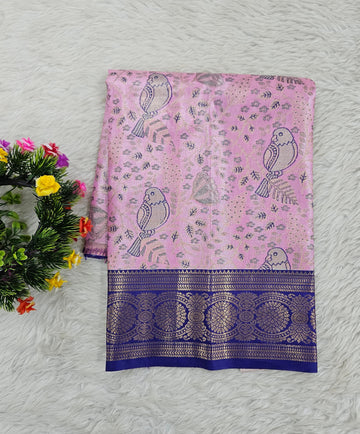 (0–1 Year) Lehenga – Unstitched (Blouse + Material)