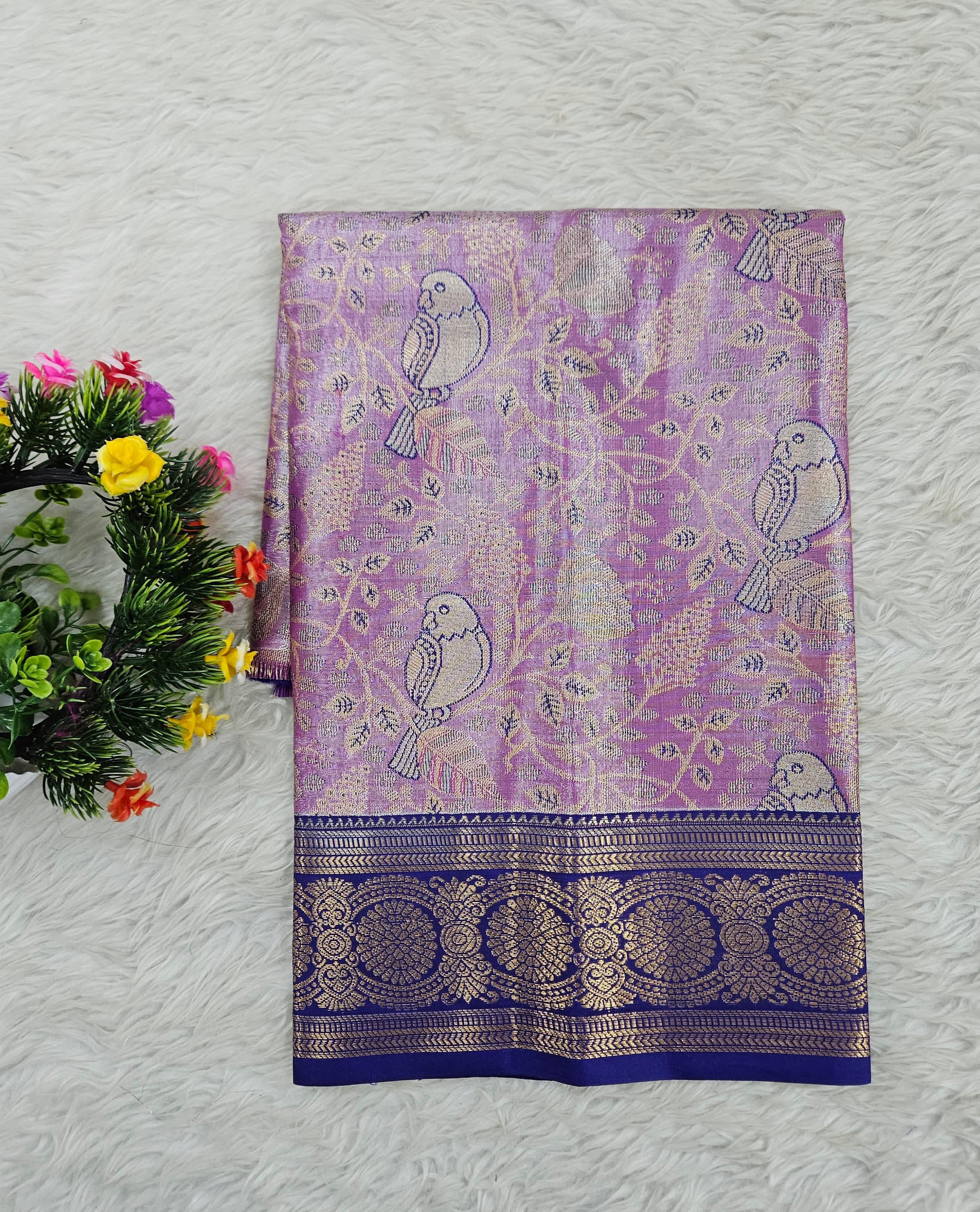 (0–1 Year) Lehenga – Unstitched (Blouse + Material)