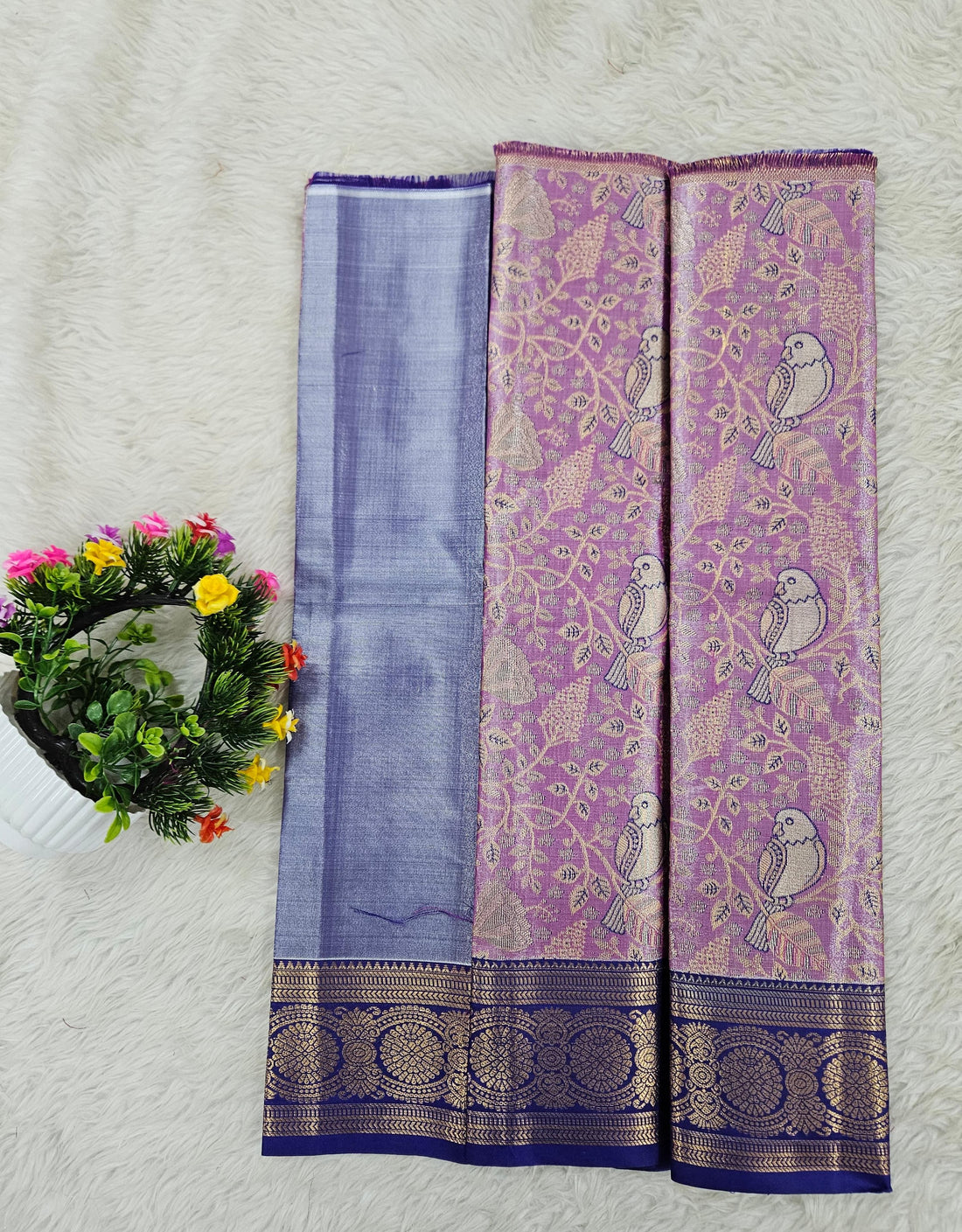 (0–1 Year) Lehenga – Unstitched (Blouse + Material)