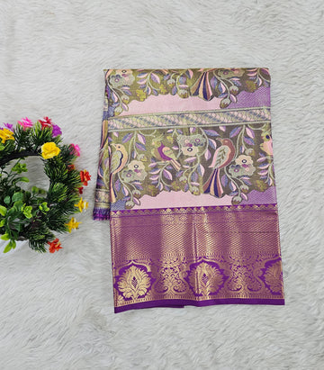 (0–1 Year) Lehenga – Unstitched (Blouse + Material)