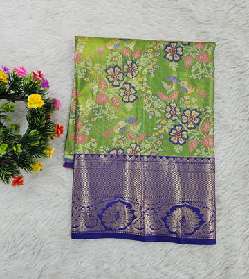 (0–1 Year) Lehenga – Unstitched (Blouse + Material)