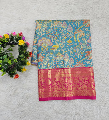 (0–1 Year) Lehenga – Unstitched (Blouse + Material)