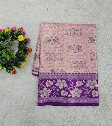 (0–1 Year) Lehenga – Unstitched (Blouse + Material)