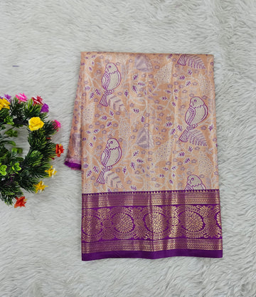 (0–1 Year) Lehenga – Unstitched (Blouse + Material)