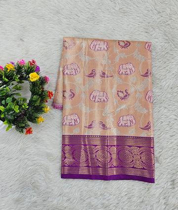 (0–1 Year) Lehenga – Unstitched (Blouse + Material)