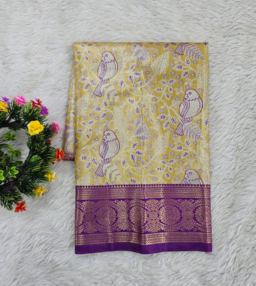 (0–1 Year) Lehenga – Unstitched (Blouse + Material)