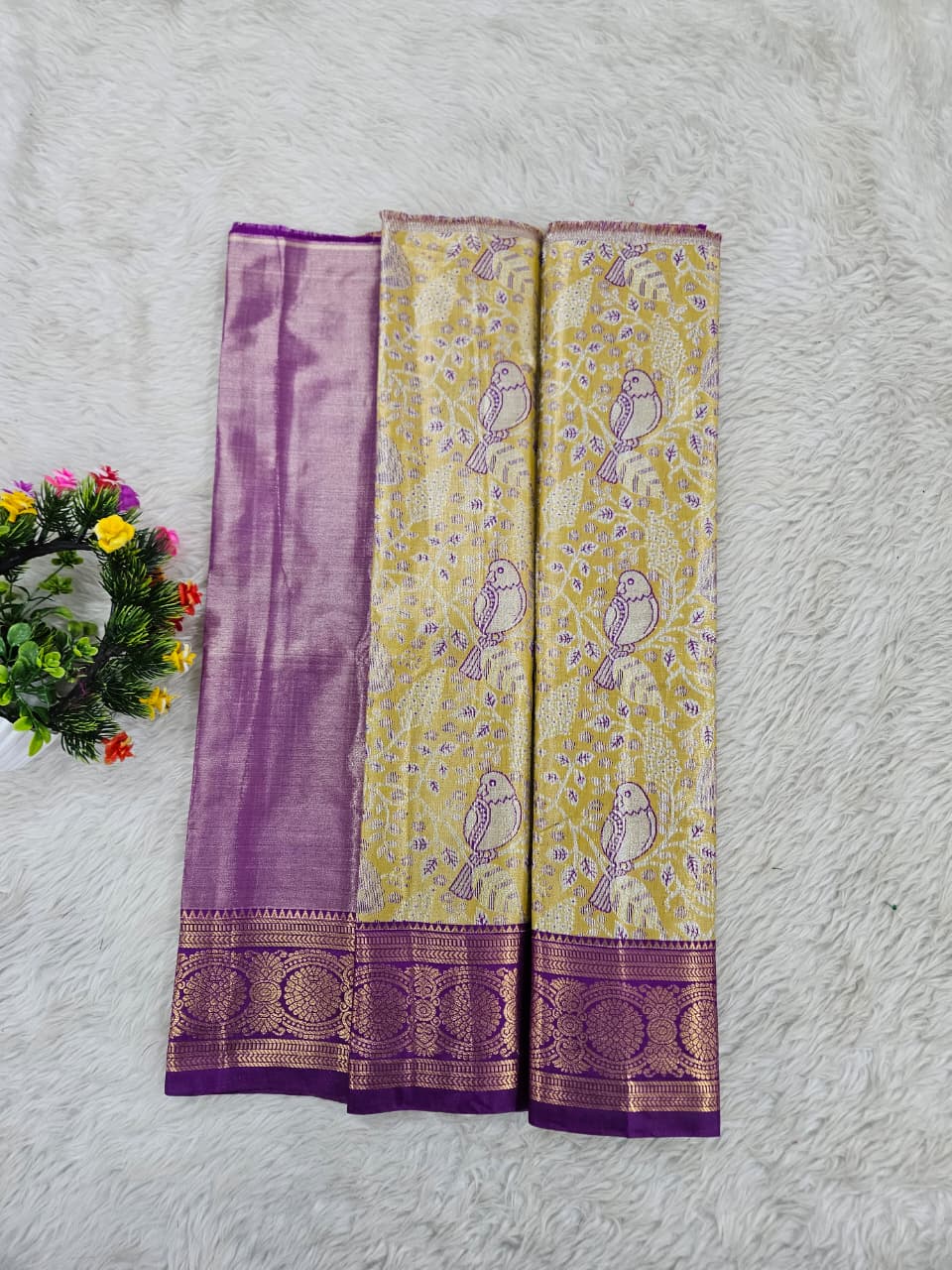 (0–1 Year) Lehenga – Unstitched (Blouse + Material)