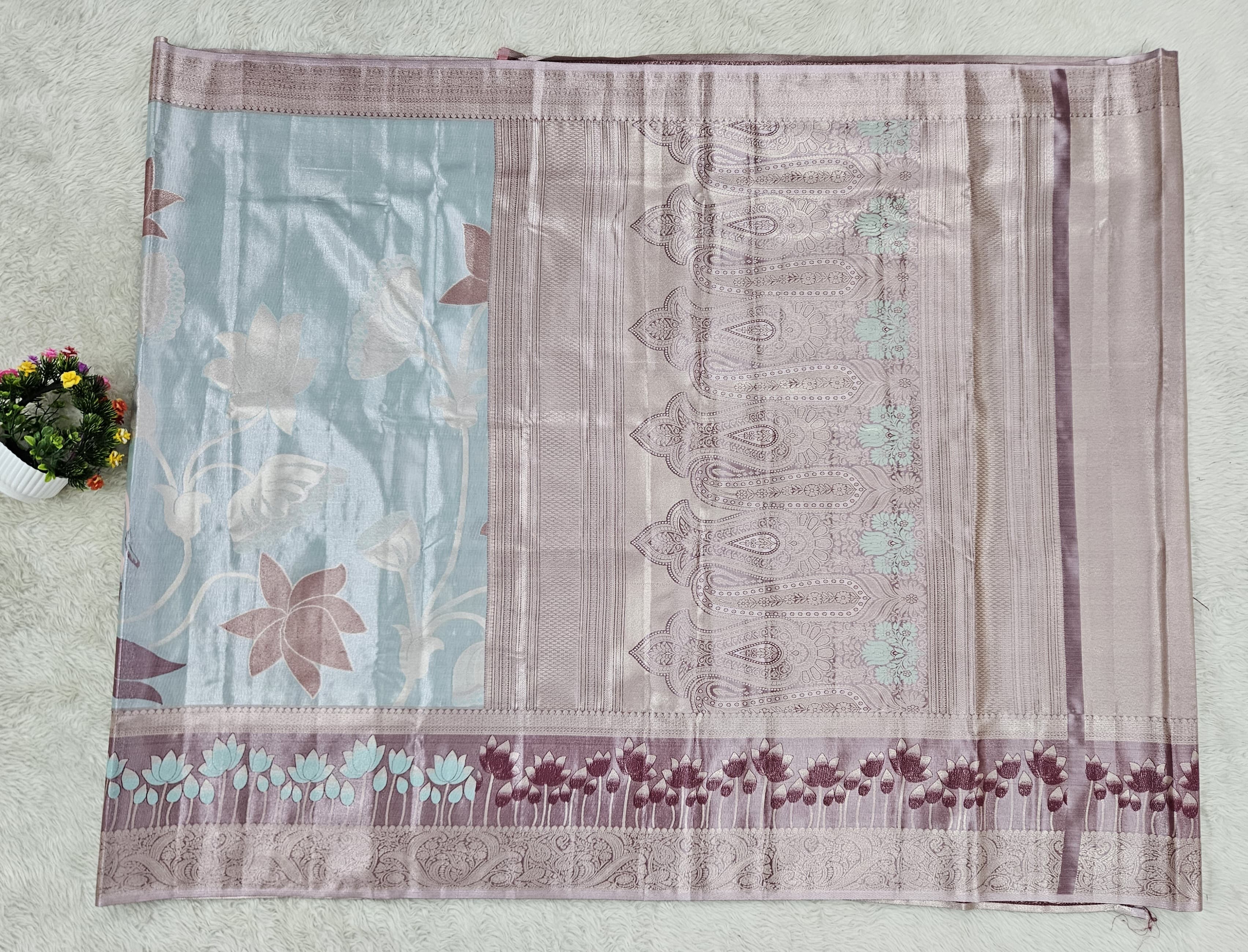 Semi kanchipattu saree