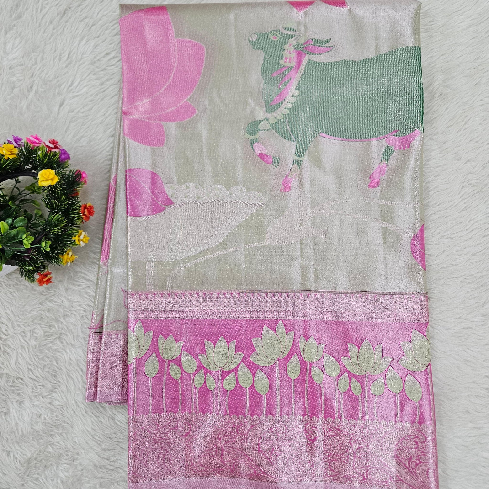Semi kanchipattu sarees