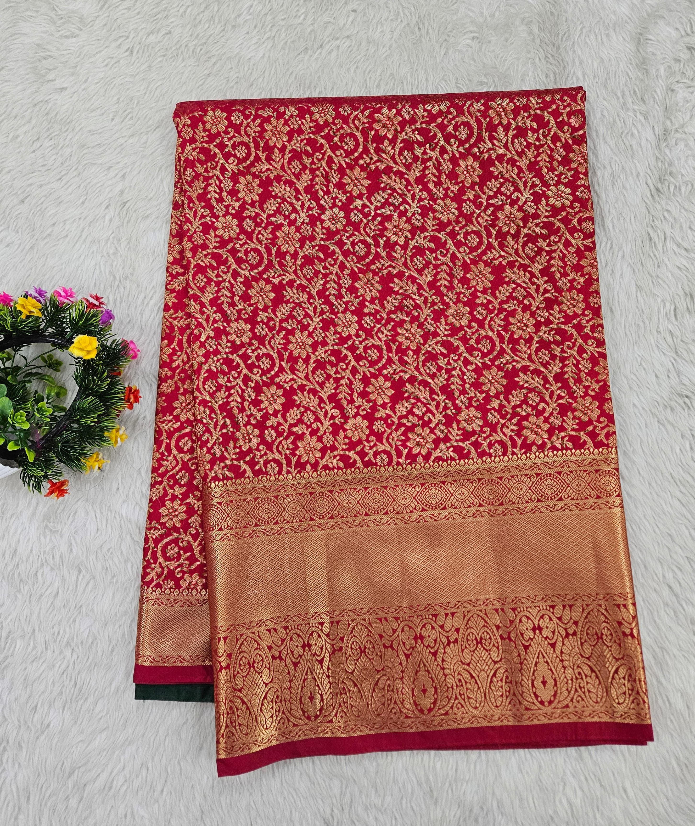 Semi kanchipattu saree