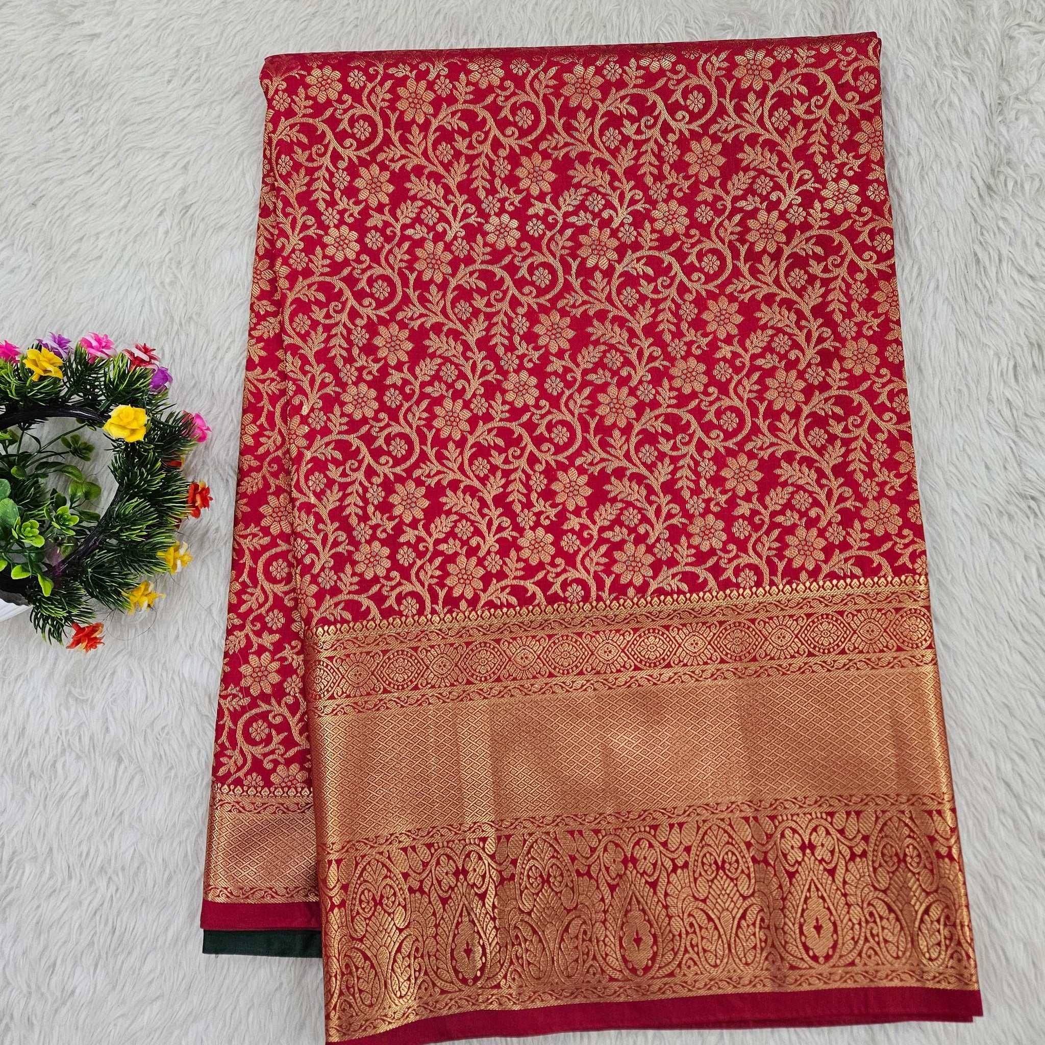 Semi kanchipattu saree