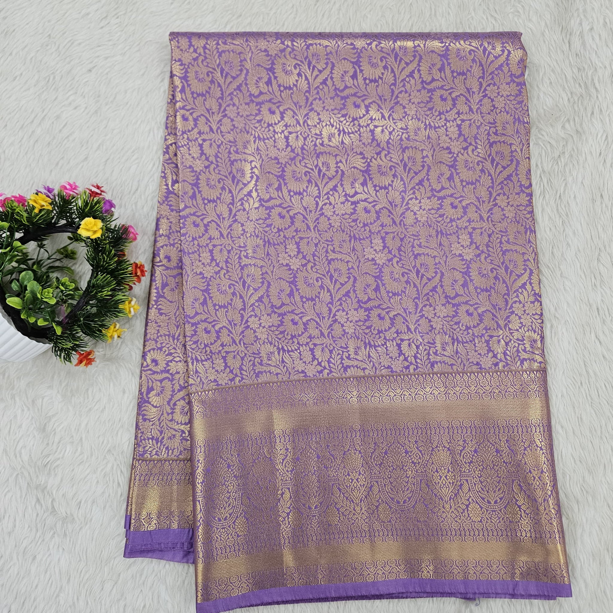 Semi kanchipattu saree