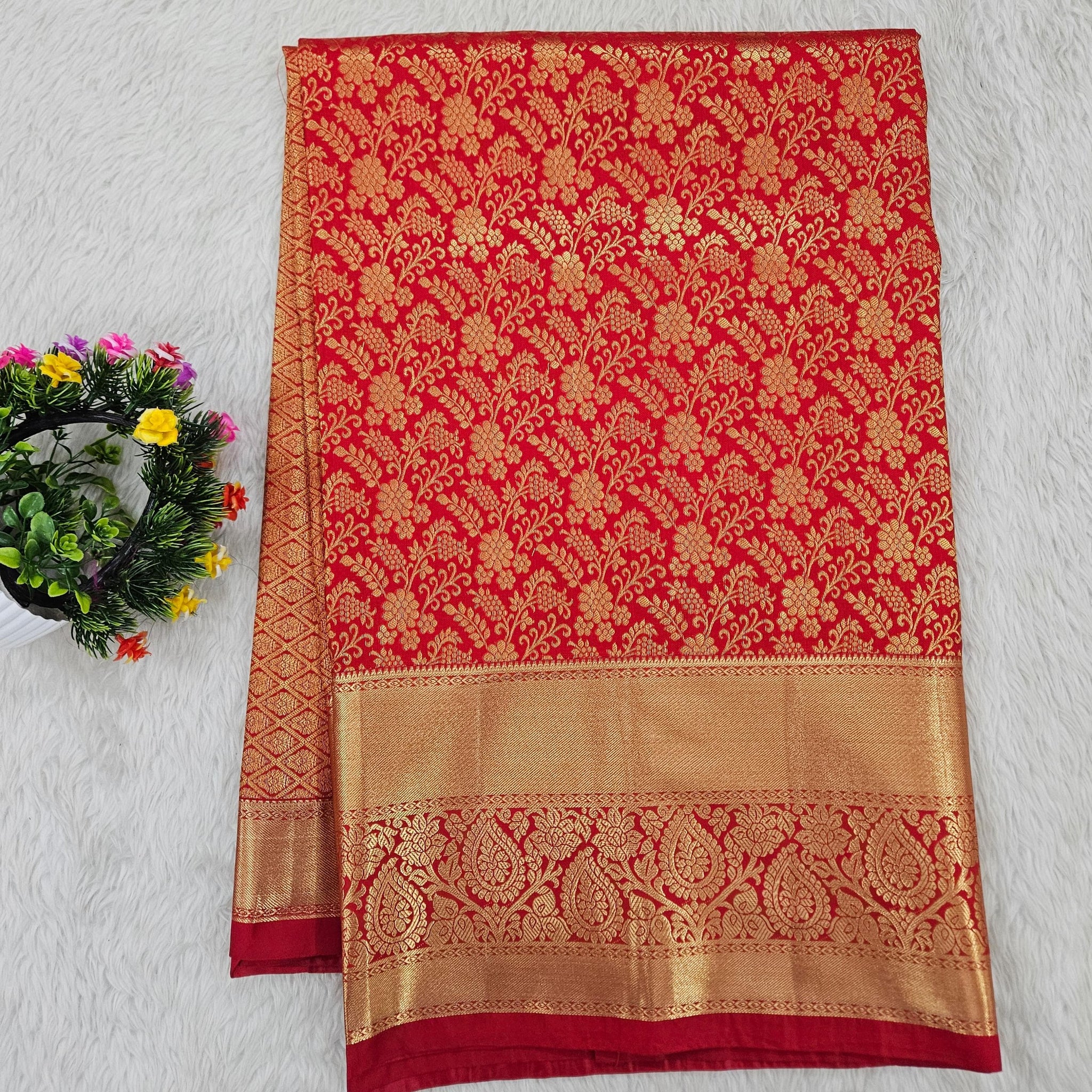 Semi kanchipattu saree