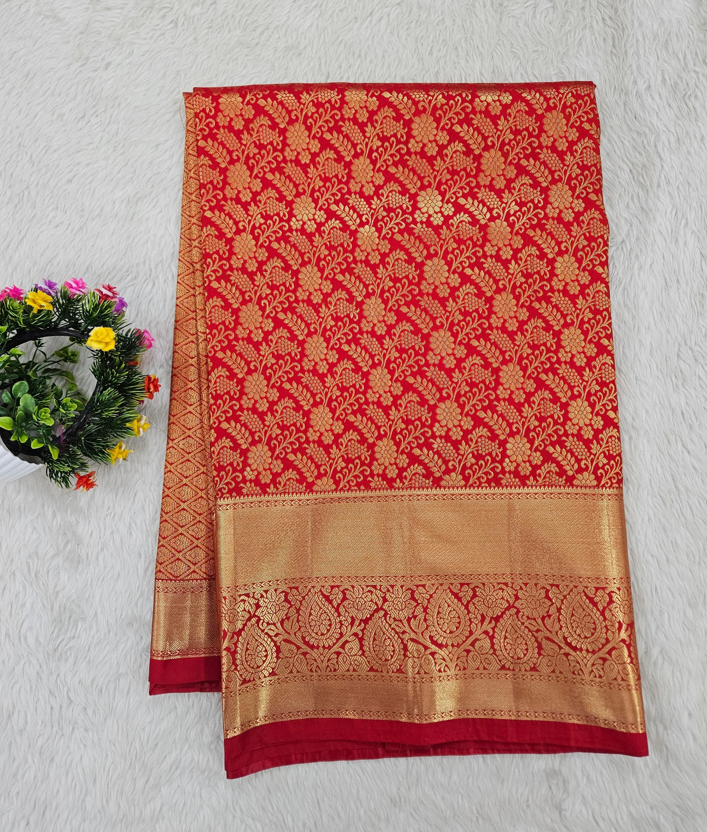 Semi kanchipattu saree
