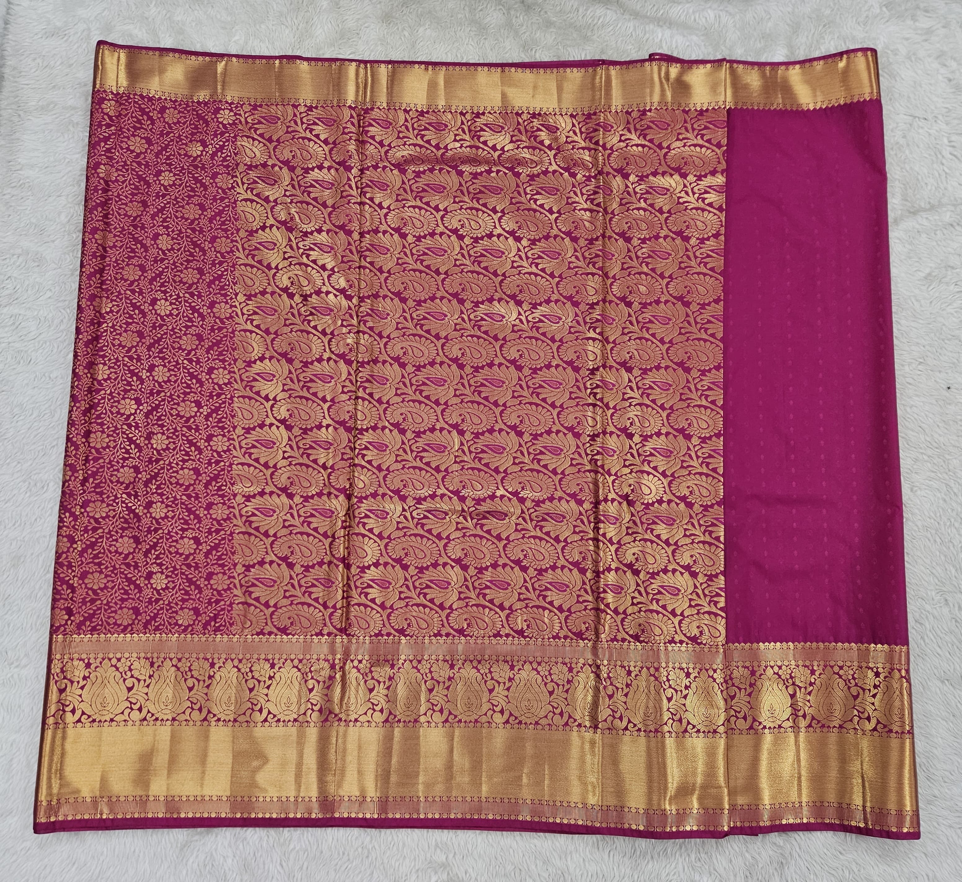 Semi kanchipattu saree