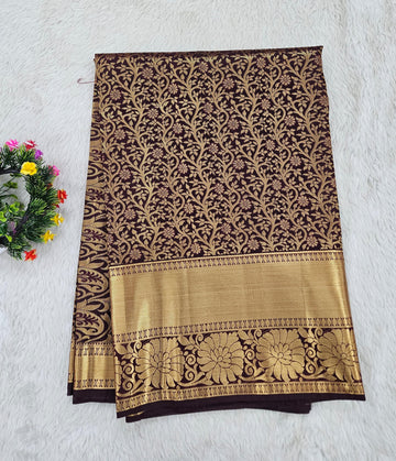 Semi kanchipattu saree