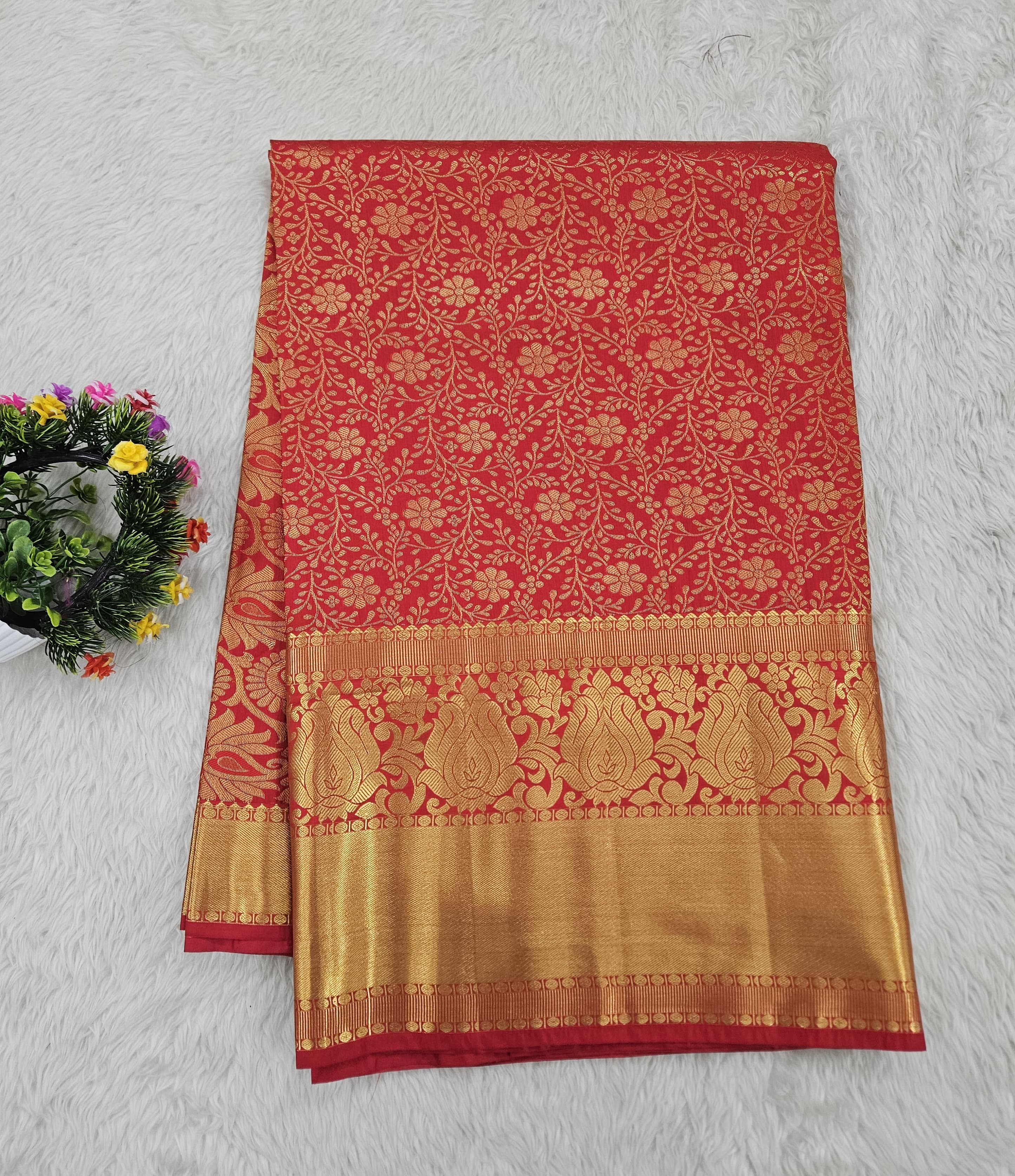 Semi kanchipattu saree