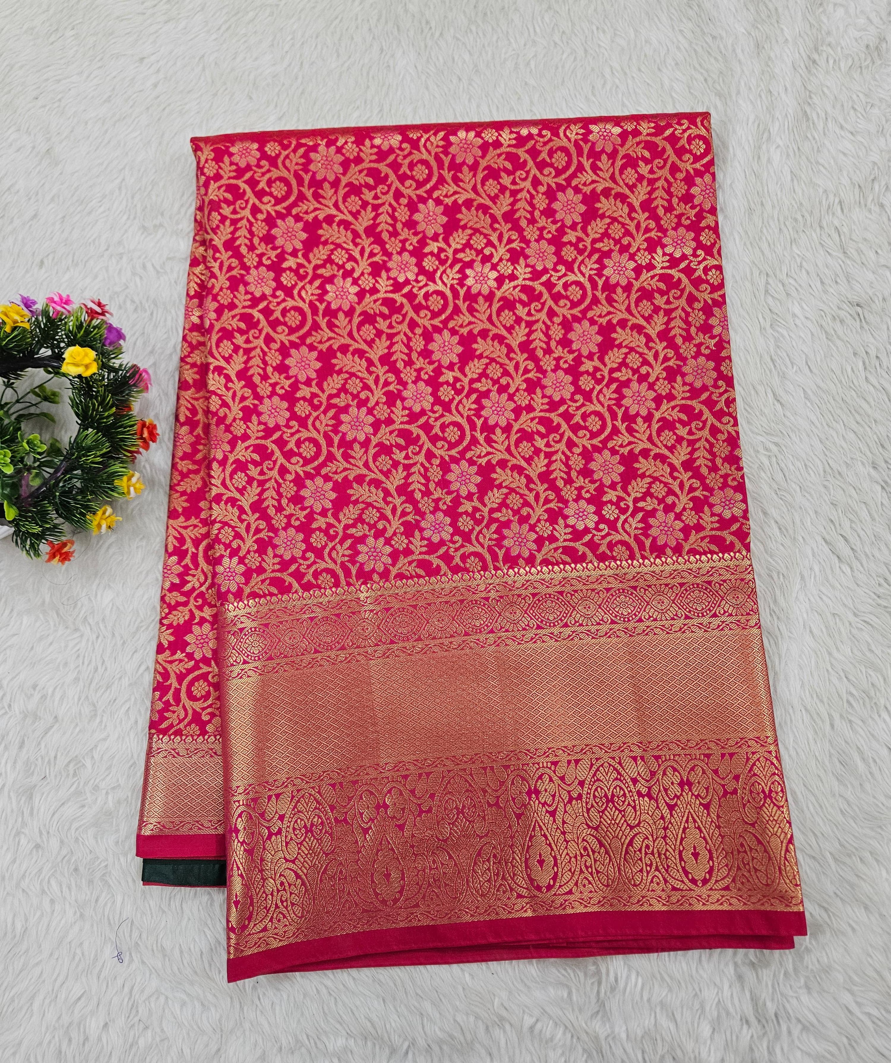 Semi kanchipattu saree