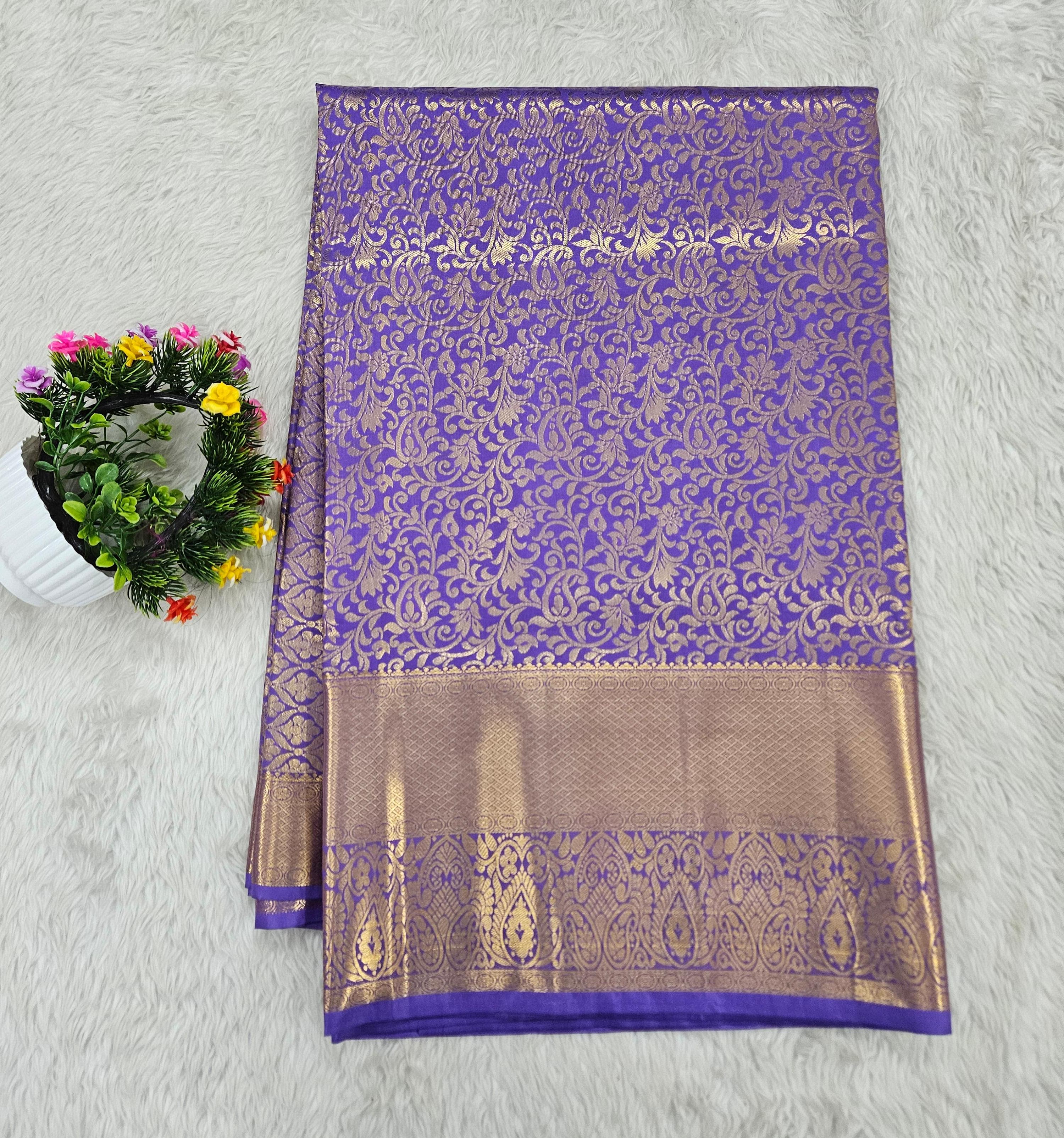 Semi kanchipattu saree