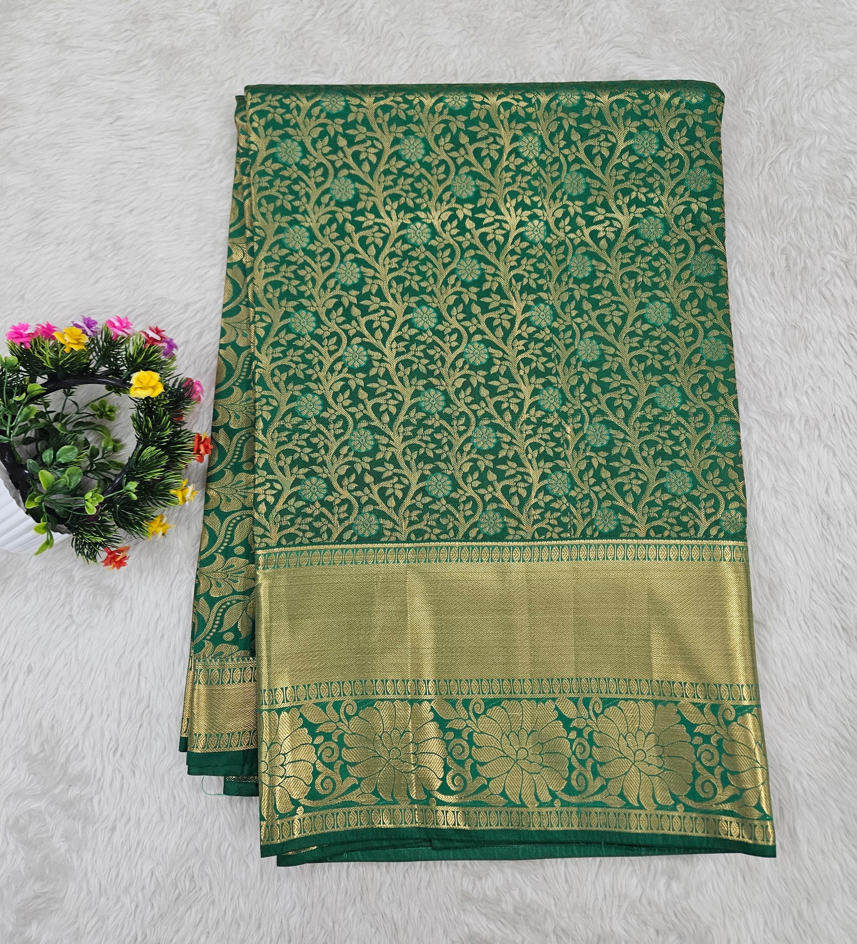 Semi kanchipattu saree
