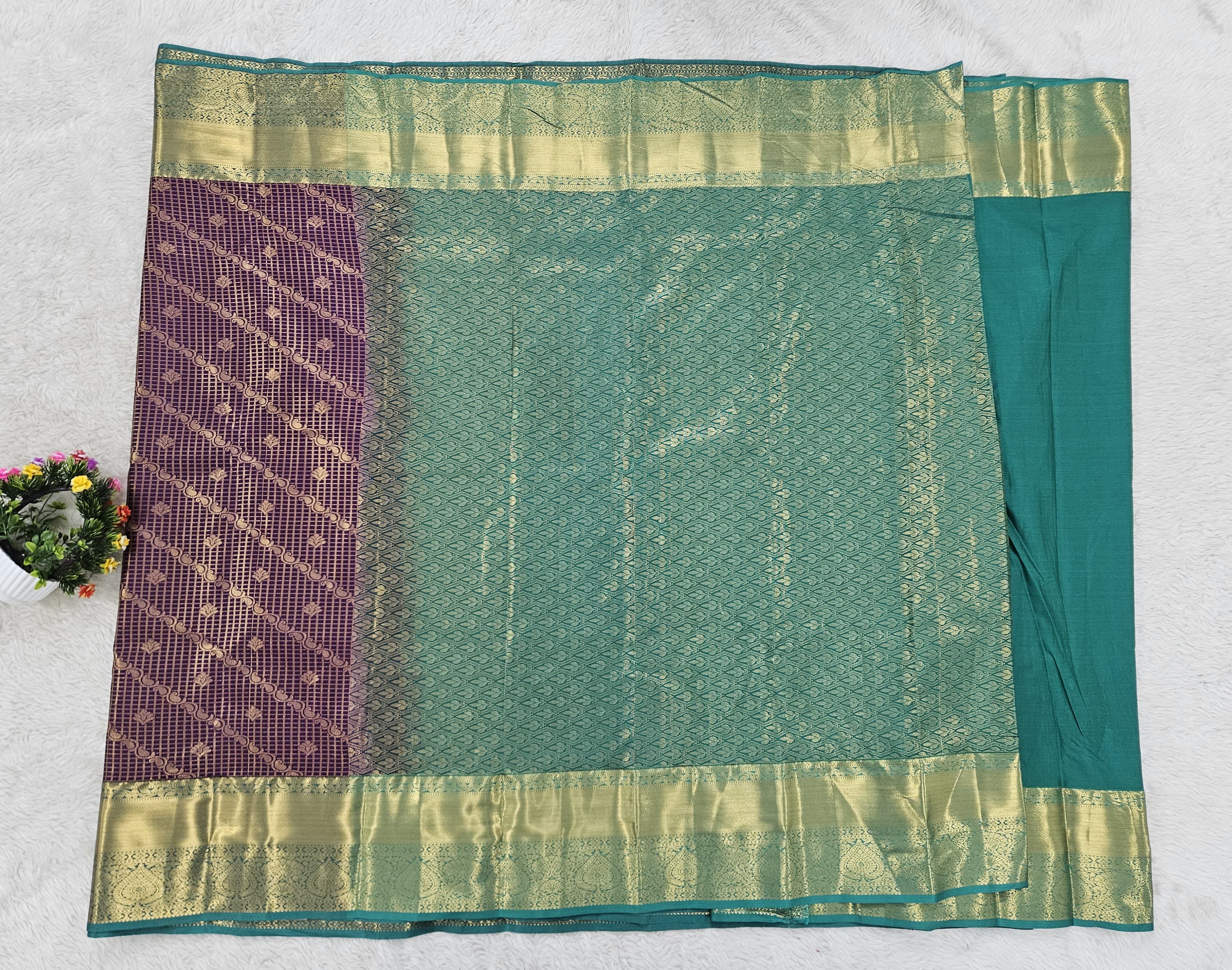 Semi kanchipattu saree