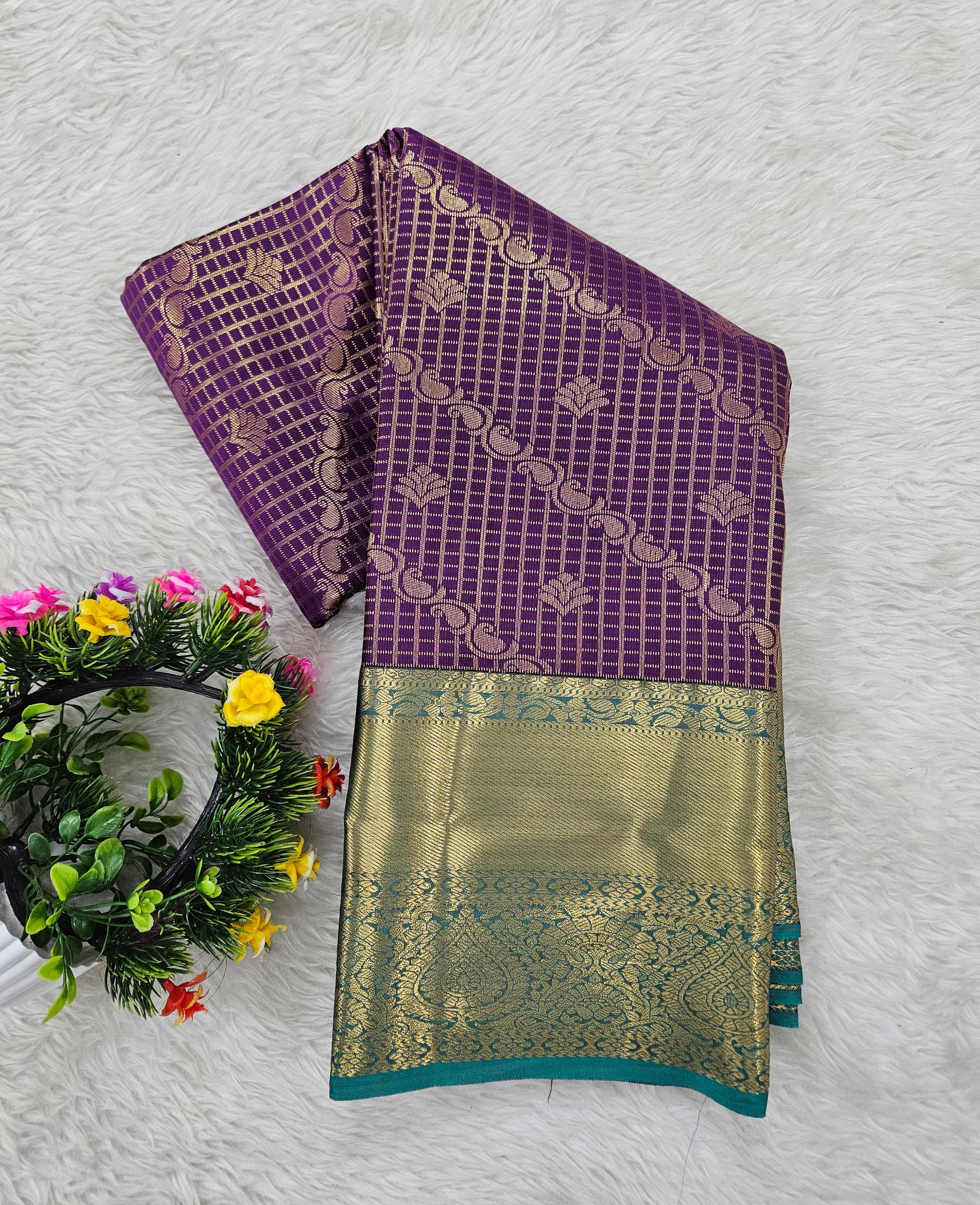 Semi kanchipattu saree