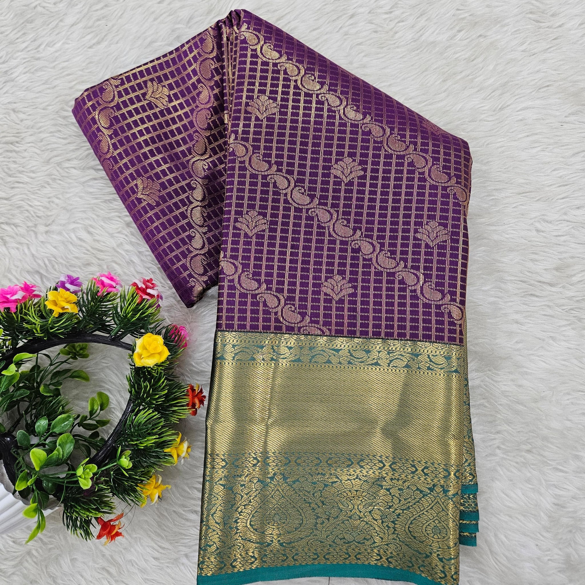 Semi kanchipattu saree