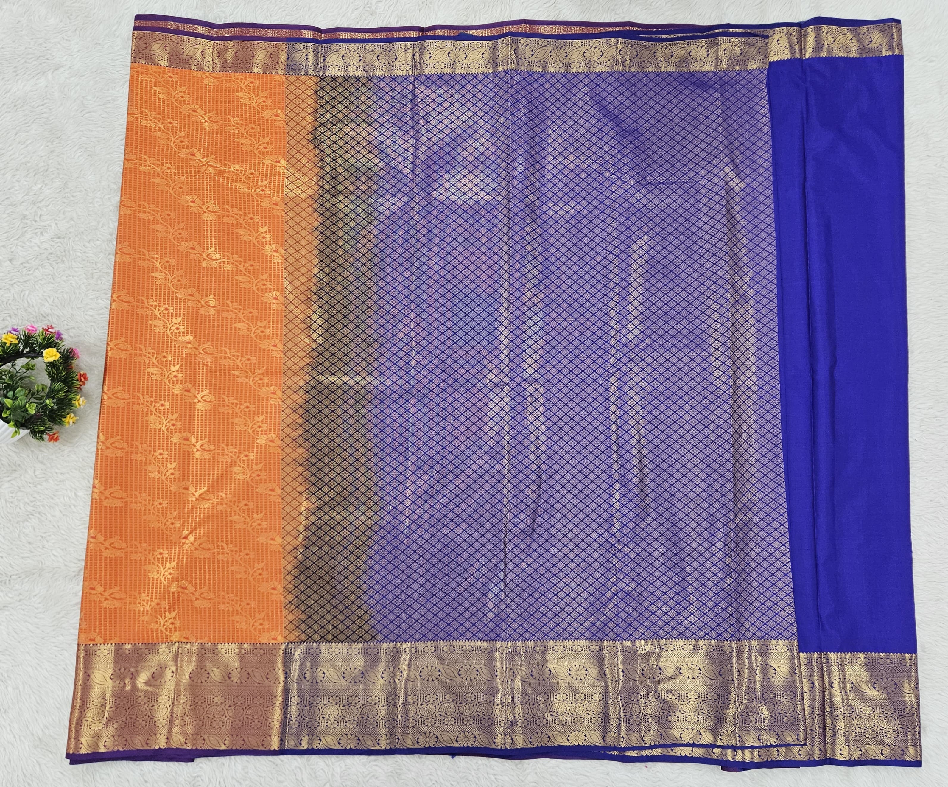 Semi kanchipattu saree