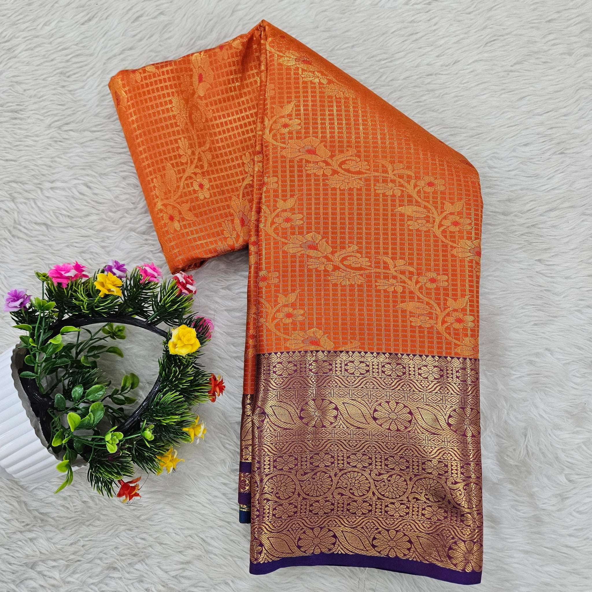 Semi kanchipattu saree