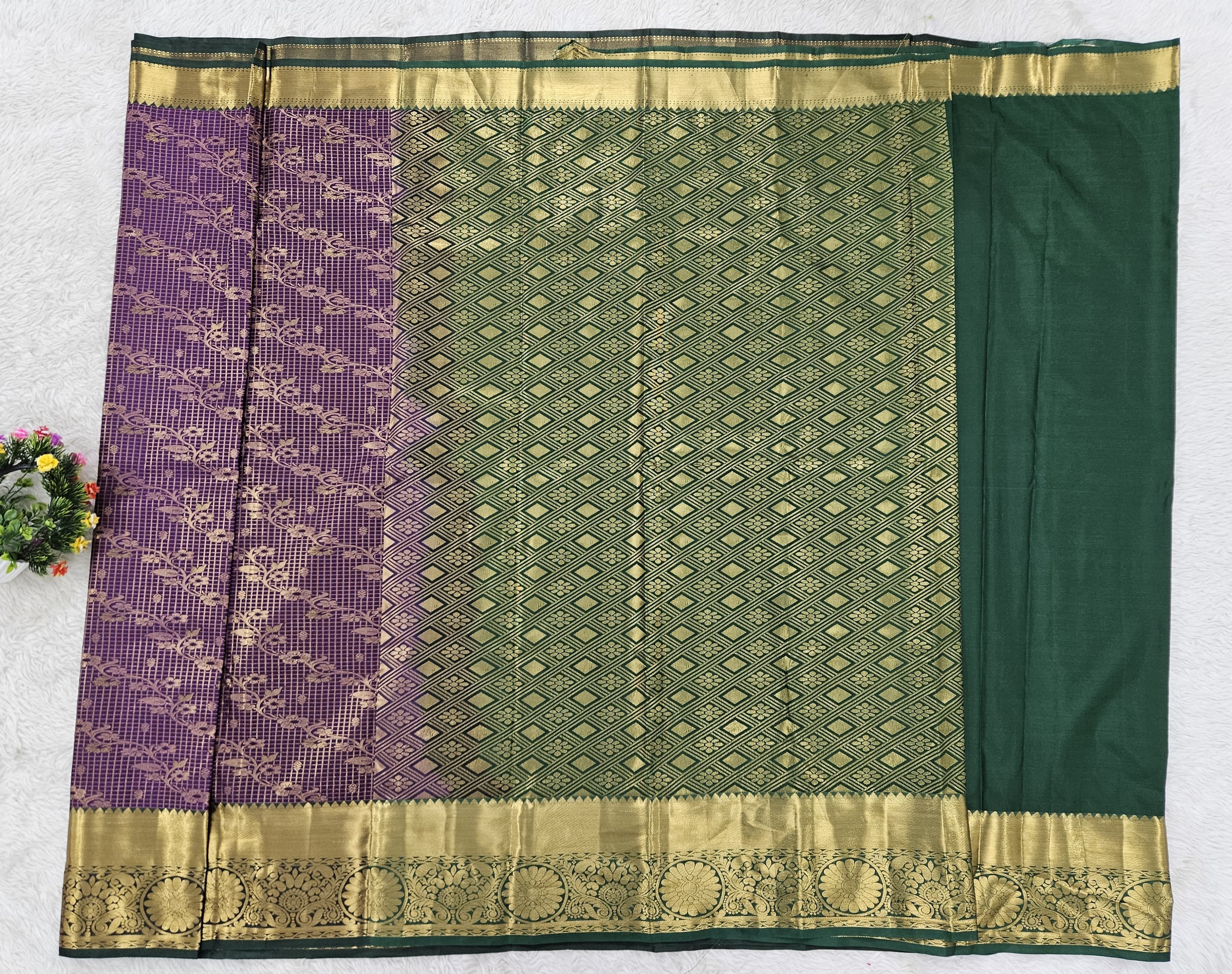 Semi kanchipattu saree
