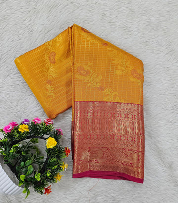 Semi kanchipattu saree