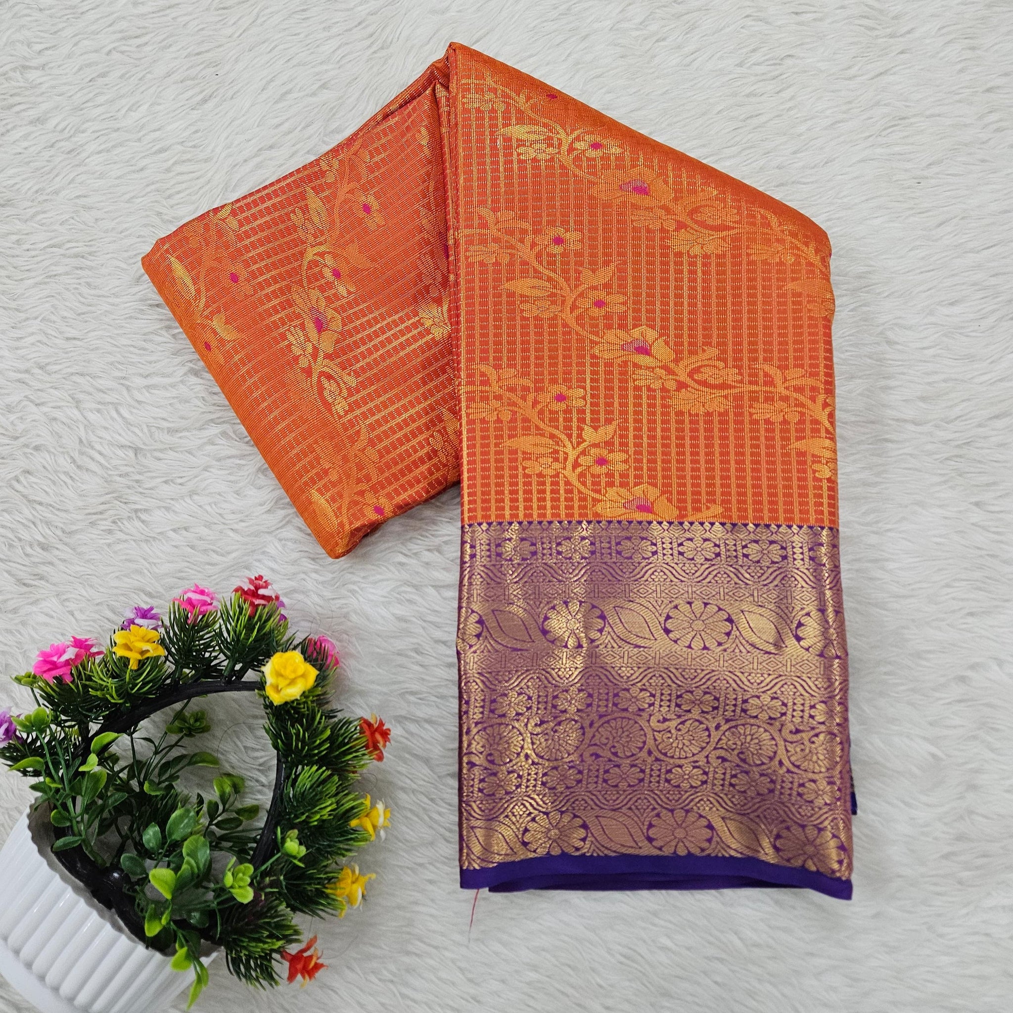 Semi kanchipattu saree