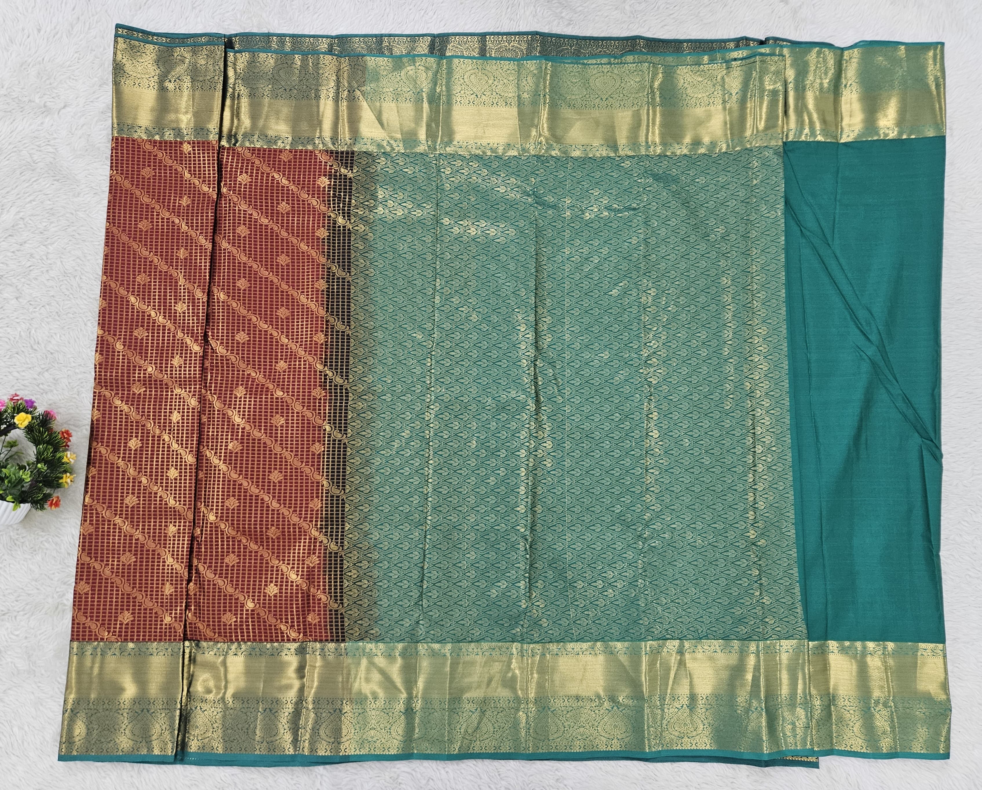 Semi kanchipattu saree