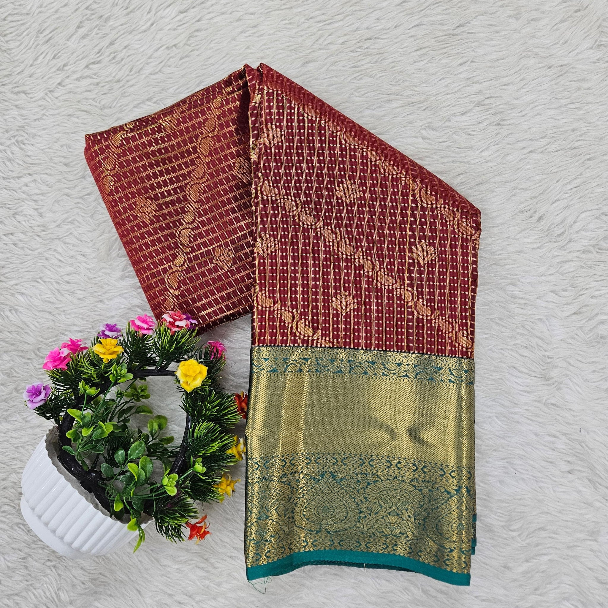 Semi kanchipattu saree
