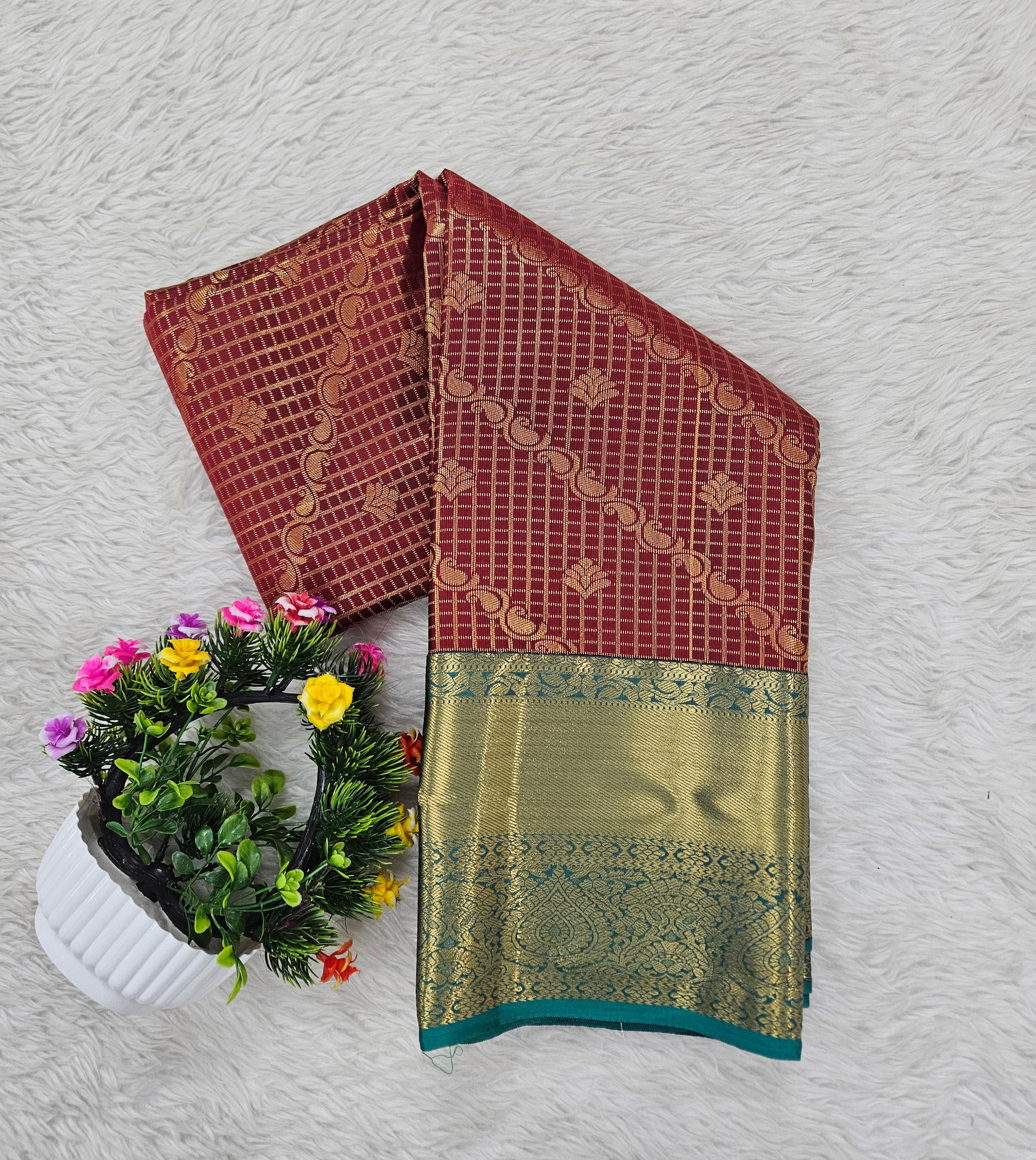 Semi kanchipattu saree