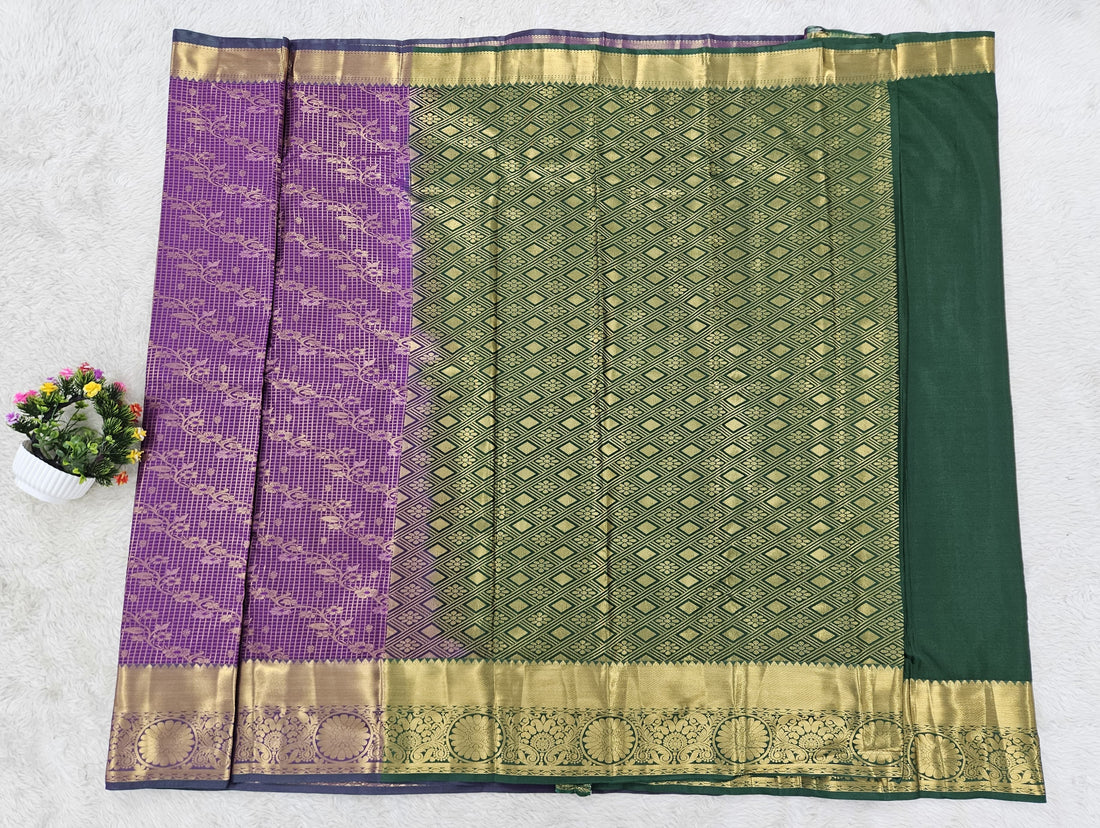 Semi kanchipattu saree