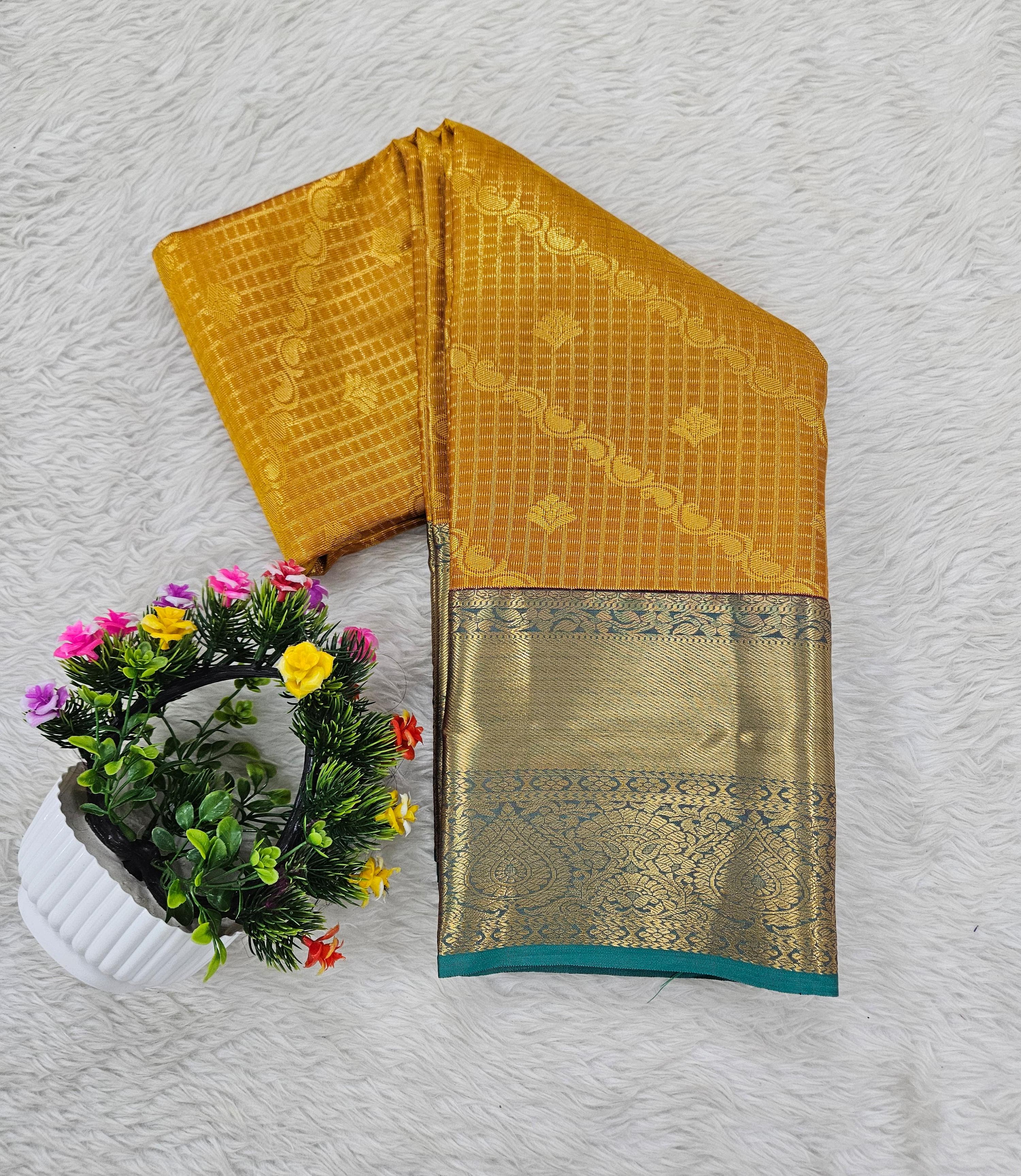 Semi kanchipattu saree