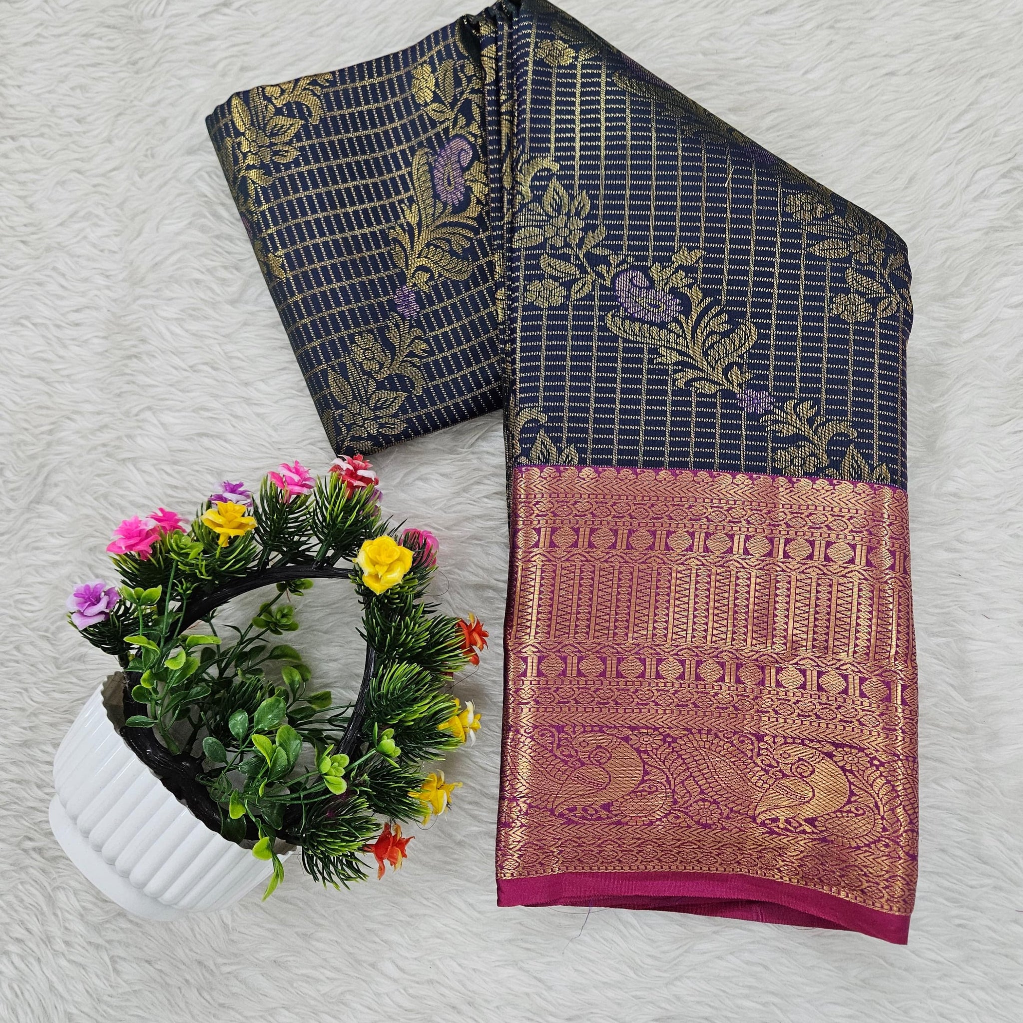 Semi kanchipattu saree