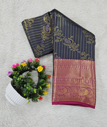 Semi kanchipattu saree