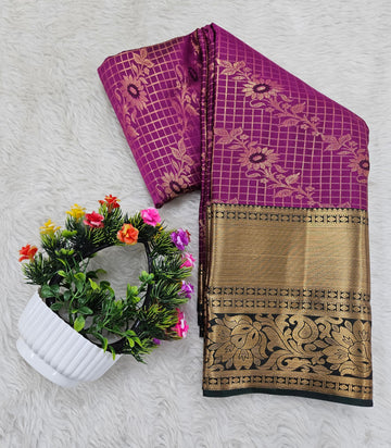 Semi kanchipattu saree