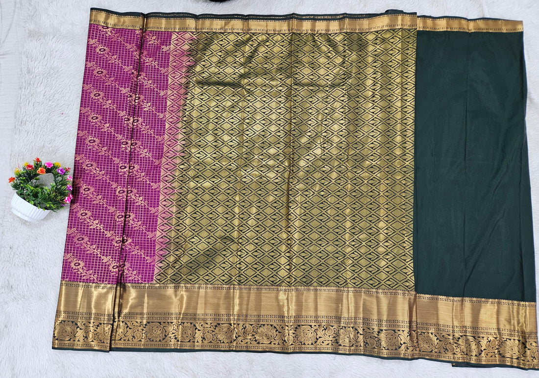 Semi kanchipattu saree